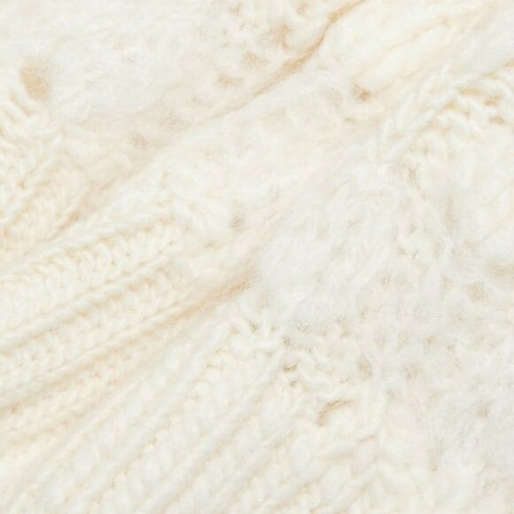 Frame Popcorn Wool-Blend Knit Crewneck Sweater - Picture 8 of 8